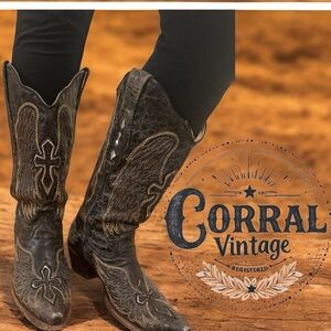 Brown Western Cowboy Boots